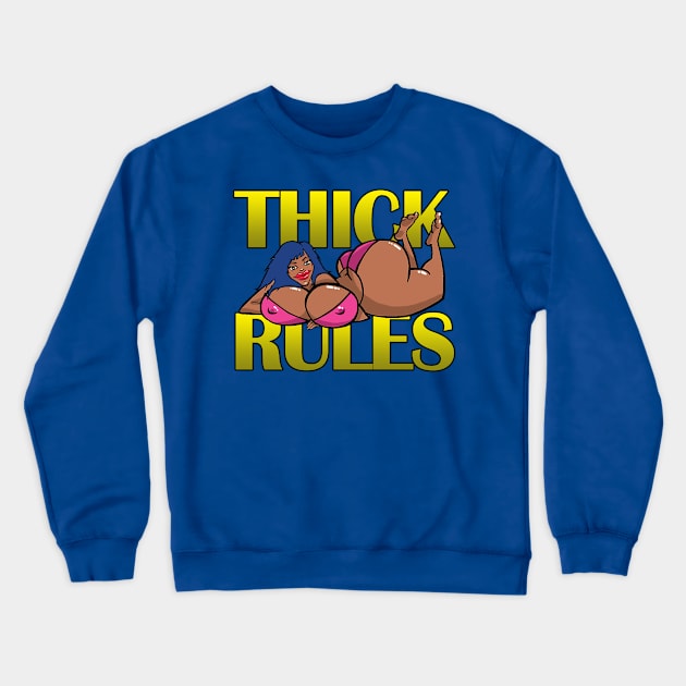 Thick Rules Crewneck Sweatshirt by Cards By Harris